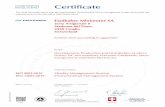 Certificate - FAULHABER