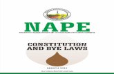 Constitution of NAPE