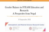 Gender Balance in STEAM Education and Research: A ...