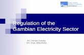 Regulation of the Gambian Electricity Sector