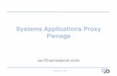 Systems Applications Proxy Pwnage - SensePost