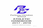 Parkway Christian Athletic Handbook - Amazon Web Services