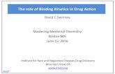 The role of Binding Kinetics in Drug Action
