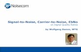 Signal-to-Noise, Carrier-to-Noise, EbNo