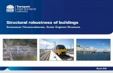 Structural robustness of buildings