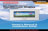 Owner’s Manual & Installation Guide - Goodman Thermostats