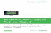 Catalog EcoStruxure Operator Terminal Expert