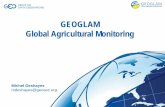 GEOGLAM Global Agricultural Monitoring Michel Deshayes