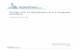Foreign Aid: An Introduction to U.S. Programs and Policy