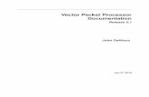Vector Packet Processor Documentation