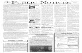 Public C Notices - The Courier