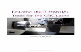 EziLathe USER MANUAL Tools for the CNC Lathe