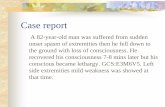 Case report –head injury and acute subdural haematoma