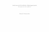 Advanced Portfolio Management - Preserving Wealth