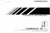 OMNUC R88D-RR Series User's Manual