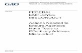GAO-18-48, FEDERAL EMPLOYEE MISCONDUCT: Actions Needed …