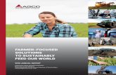 FARMER-FOCUSED SOLUTIONS TO SUSTAINABLY FEED OUR …