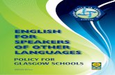 ENGLISH FOR SPEAKERS OF OTHER LANGUAGES