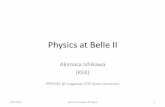 Physics at Belle II - yukawa.kyoto-u.ac.jp
