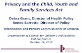 Debra Grant, Director of Health Policy Renee Barrette ...
