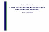 Cost Accounting Policies and Procedures Manual