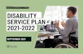 Disability Services Plan 2021-2022
