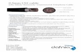 0.5mm CS1 cable - Dafnia