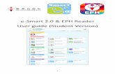 e-Smart 2.0 & EPH Reader User guide (Student Version)