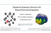 Diamond Quantum Sensors for Magnetoencephalography