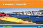 Queensland Adventure Activity Standards Canoeing / Kayaking