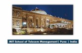 MIT School of Telecom Management| Pune | India