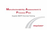 Manufacturability Assessment & Process Plan