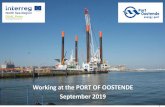 Working at the PORT OF OOSTENDE September 2019