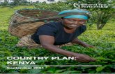 COUNTRY PLAN: KENYA
