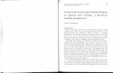 Lexical diversity and lexical density in speech and ...