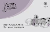 2021 ANZCA ASM Get your program