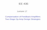 Lecture 17 Compensation of Feedback Amplifiers Two-Stage ...