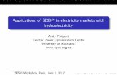 Applications of SDDP in electricity markets with ...