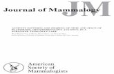 Journal of Mammalogy - Bethge