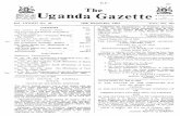 The Uganda Gazette - Ulii