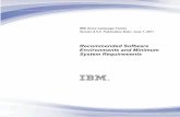 Recommended Software Environments and Minimum System ...
