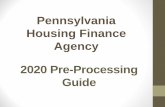 2020 PHFA Pre-Processing Guide