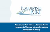 Plaquemines Port, Harbor & Terminal District Louisiana ...