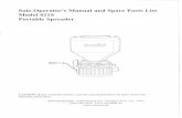 Solo Operator's Manual and Spare Parts List Model 42IS ...