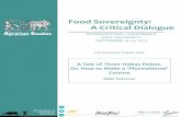 Food Sovereignty: A Critical Dialogue