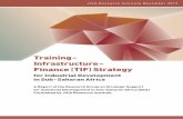 Training- Infrastructure- Finance TIF Strategy