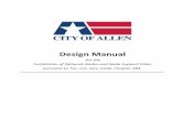 Design Manual - Allen, Texas