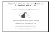 Law and Economics Working Paper No. 002 October 2003