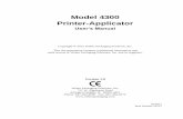 MODEL 5200 PRINTER-APPLICATOR - Weber Packaging