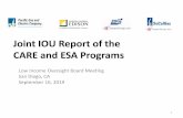 Joint IOU Report of the CARE and ESA ... - liob.cpuc.ca.gov